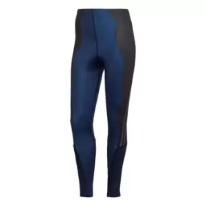 Image of adidas Marimekko Run Icons 3-Stripes 7/8 Running Tights W - Blue