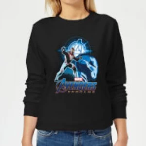 Image of Avengers: Endgame Iron Man Suit Womens Sweatshirt - Black