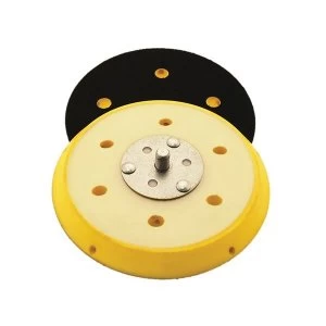 Image of Flexipads World Class Dual Action Sander Pad 150mm GRIP 6+1 Holes 5/16 UNF