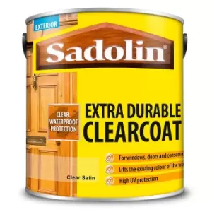 Image of Sadolin Extra Durable ClearCoat Satin Clear - 2.5L