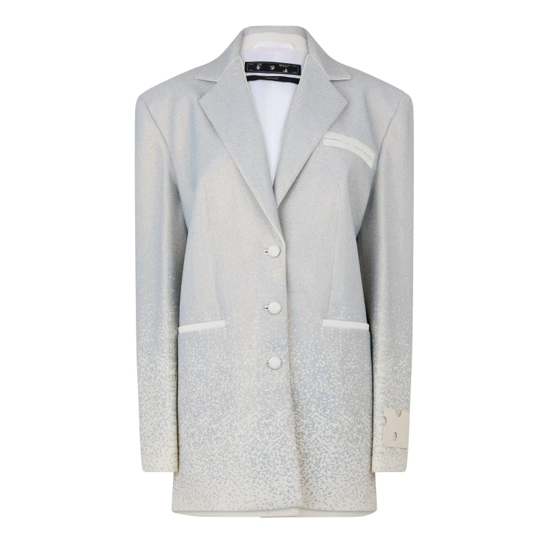 Image of Off White Womens - Structured Suit Jacket White female 8 (XS)
