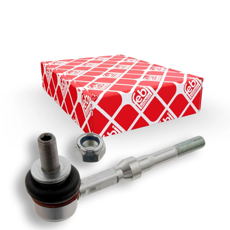 Image of FEBI BILSTEIN 31557 Anti-roll bar link Rear Axle Right Steel Link Stabiliser (3229)