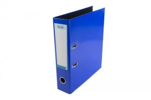 Image of Elba Lever Arch File A4 70mm Spine Laminated Paper On Board Blue 40010