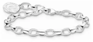 Image of Thomas Sabo X0285-007-21-L15 Charm Bracelet With Shimmering Jewellery