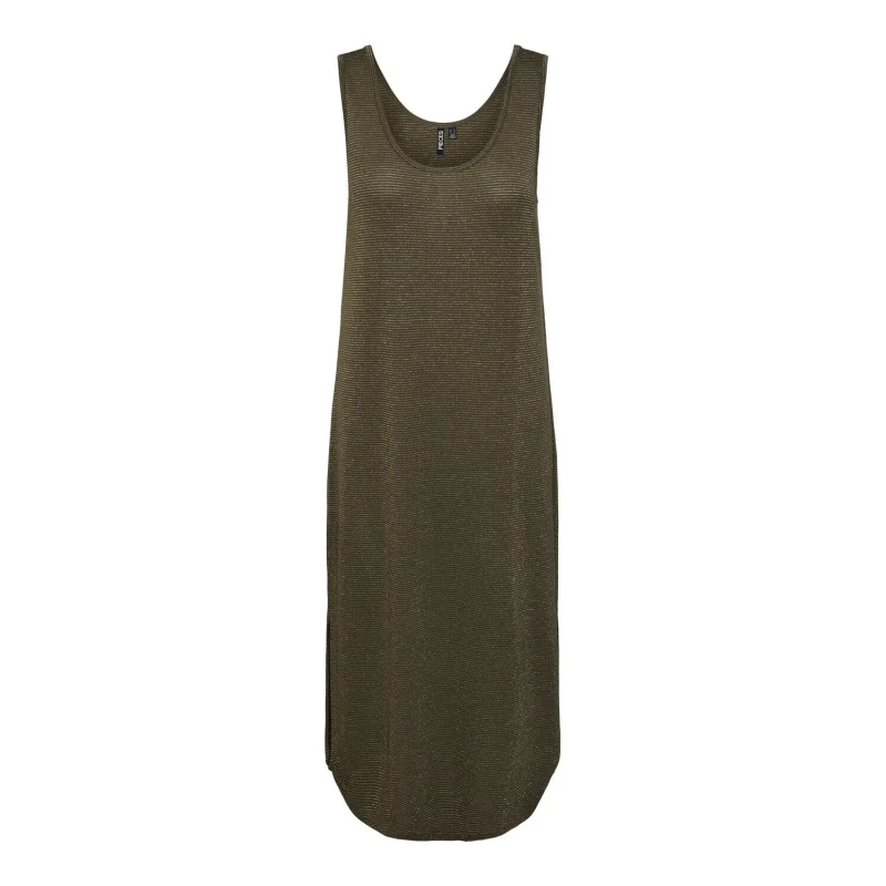Image of Pieces Womens dress Pieces Billo Lurex Vert Female XS