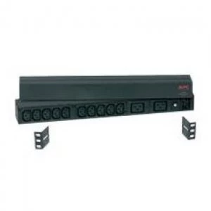 Image of Apc Rack Pdu,Basic, 1U, 16A,208&230V, (10)C13 & (2)C19