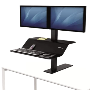 Image of Fellowes Lotus VE Sit Stand Workstation Dual 8082001