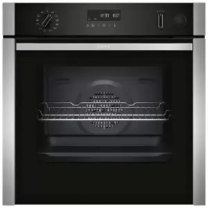 image of Neff B3AVH4HN1 N50 Built In Electric Single Oven in Black 71L S H Door