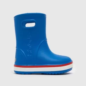 image of Crocs Blue Crocband Rain Boot Boots Toddler