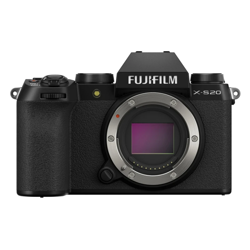 Image of Fujifilm X-S20 Mirrorless Digital Camera - Black - Camera Only