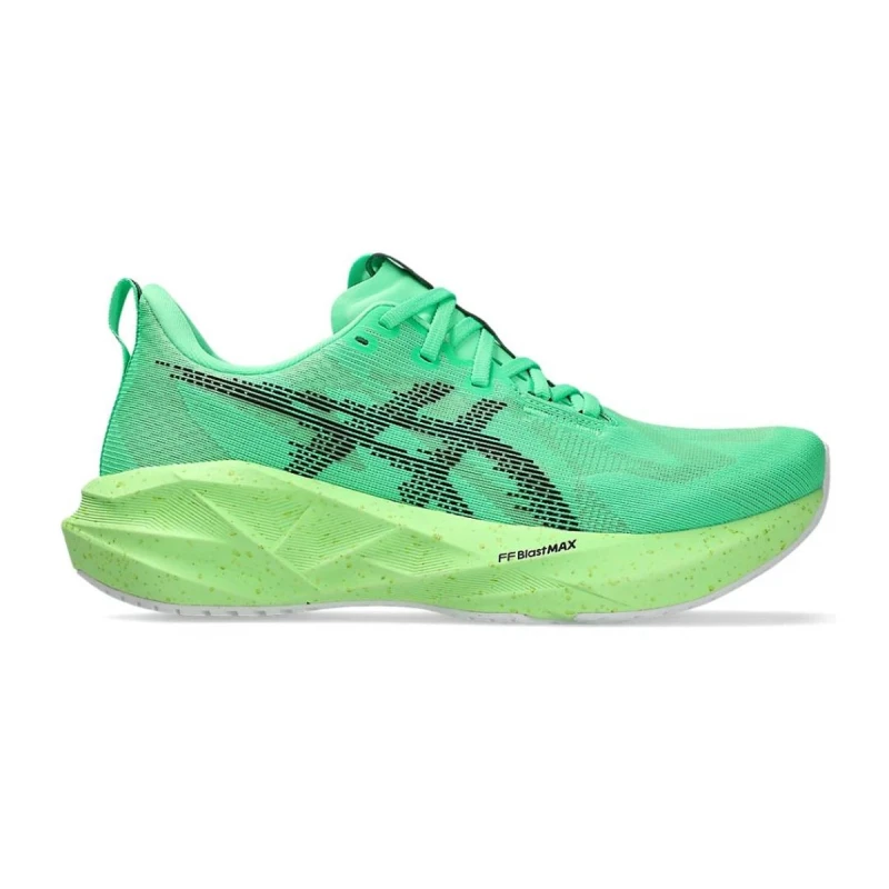Image of Asics Novablast 5 Ekiden Green SS26 Shoes, Size 48 - EUR