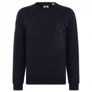 image of Pretty Green Green Mcallum Sweater - Navy