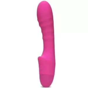 image of So Divine Pash Ribbed Vibrator Pink