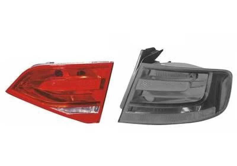 Image of VAN WEZEL 0327934 Rear light Inner Section, without bulb holder, Right Combination Rearlight (391)