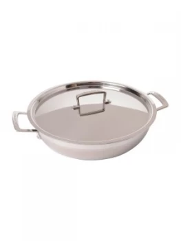 image of Le Creuset 3 Ply Stainless Steel Shallow Casserole 30cm