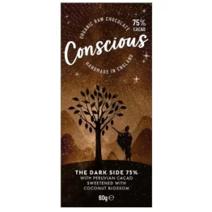 image of Conscious Chocolate Dark Side 75% 60g