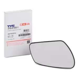 image of TYC Wing Mirror Glass FORD 310-0105-1 1363672,6S6117K740AA