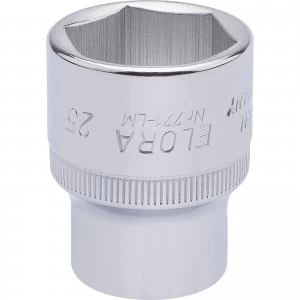 Image of Elora 1/2" Drive Hexagon Socket Metric 1/2" 25mm