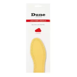 image of Dune London Full Leather Insoles - Yellow