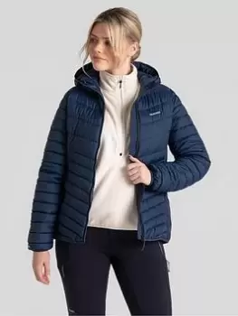Image of Craghoppers Compresslite Viii Hooded Jacket, Navy, Size 12, Women