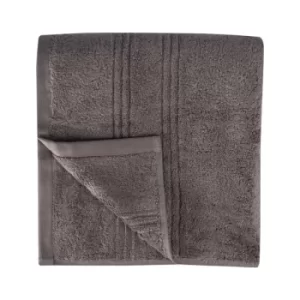 image of Victoria London Opulence Zero Twist Towels 600GSM Bath Towel Charcoal