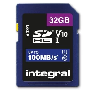 Image of Integral 32GB SDHC Memory Card