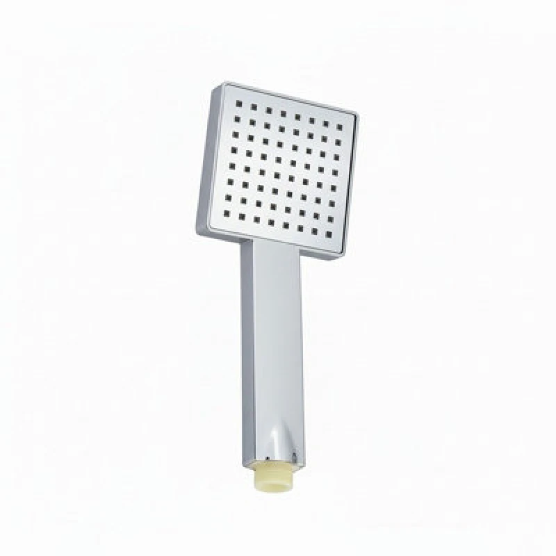 Image of Nes Home Chrome Modern Single Mode Square Faceplate Handset Silver