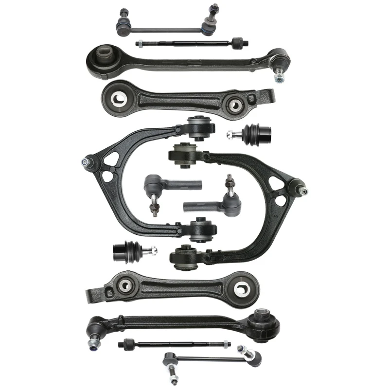 Image of RIDEX 772S0091 Control arm repair kit with coupling rod, Front Axle, Control Arm Suspension Kit (772)