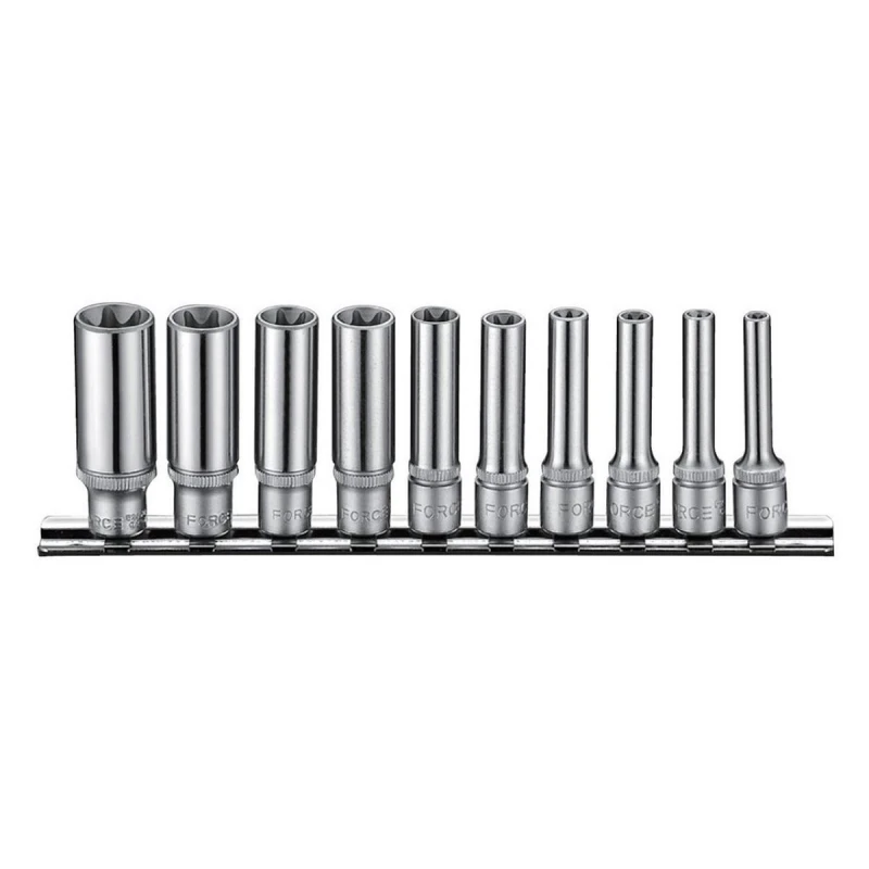 Image of FORCE 21016D Screwdriver Bit Square Drive Tang Size: 6.3 (1/4")mm (inch), Chrome Vanadium Steel Chrome Vanadium Steel Screwdriver Bit (5514)