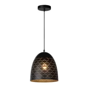 Image of Galla Modern Pendant Light - Ø25cm - 1xE27 - Black
