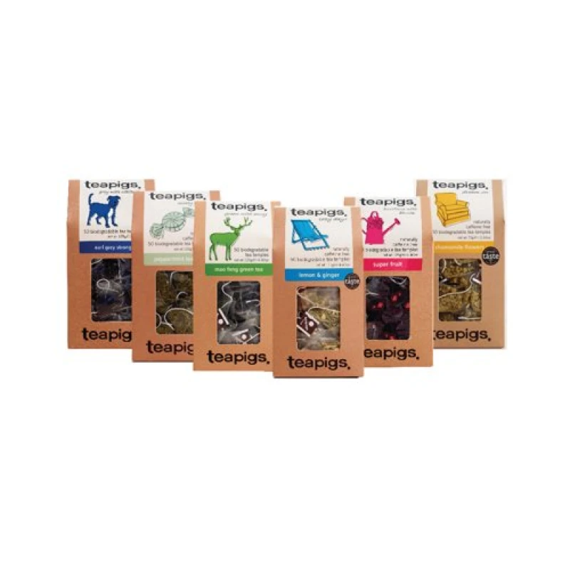 Image of Teapigs Teapigs Mixed Variety Packs of 50 Teabags (Pack of 6) FOTEA009 FOTEA009