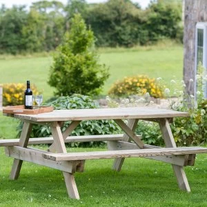 Zest4Leisure Wooden Katrina Picnic Table