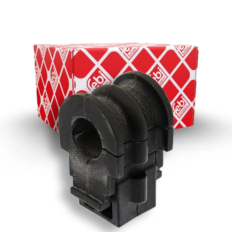 Image of FEBI BILSTEIN 42546 Stabilizer Bushes Front Axle, Rubber Rubber Anti-roll Bar Bush Kit (1334)