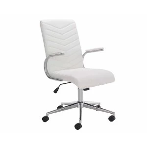 image of TC Office Baresi Designer Executive Chair, White