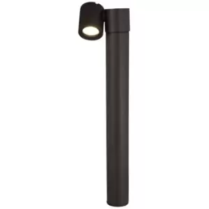 Wall Street Outdoor Floor Bollard Lighting Black, 1 Light IP54, GU10