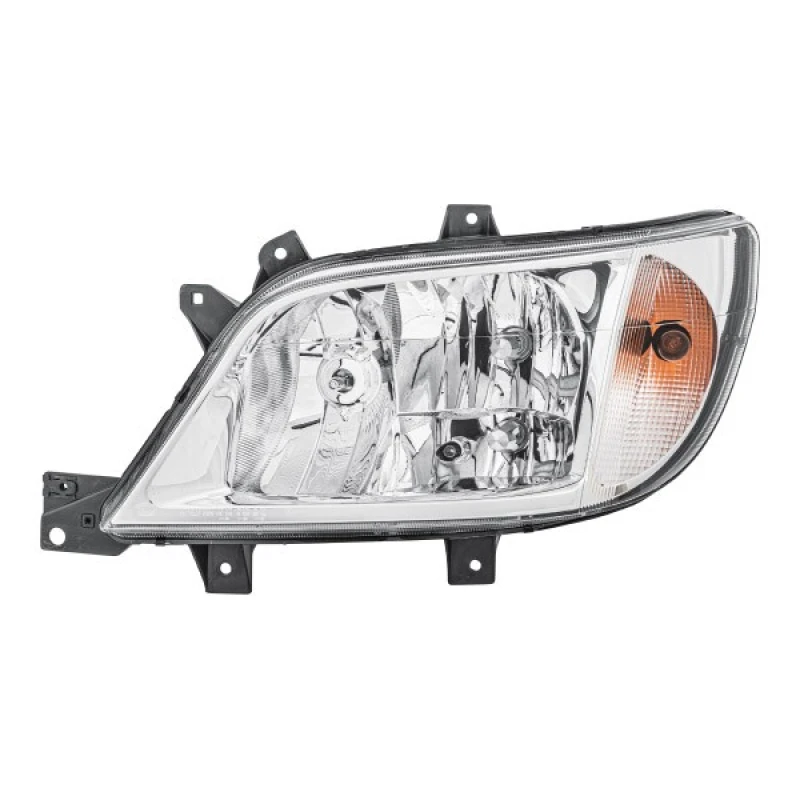 Image of HELLA 1EH 246 047-051 Headlights PY21W, Left, with bulbs, Halogen Headlight (259)