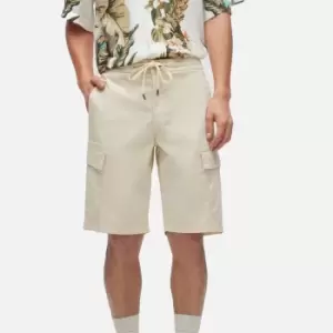 Image of BOSS Orange Sisla Cotton-Blend Twill Cargo Shorts - L