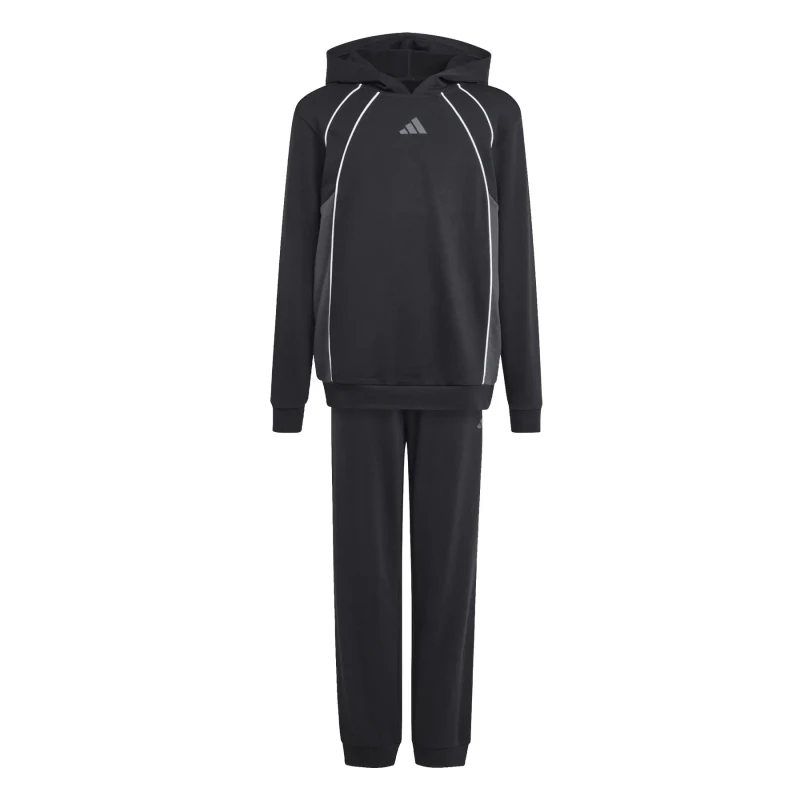 Image of Adidas Kids Colour Block Hoodie adidas Noir Unisex 11/12 ans