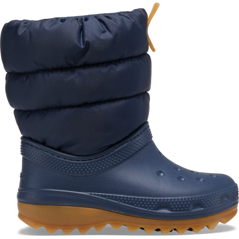 Image of Crocs Kids Toddler Classic Neo Puff Boot Boots Navy / Gum C7