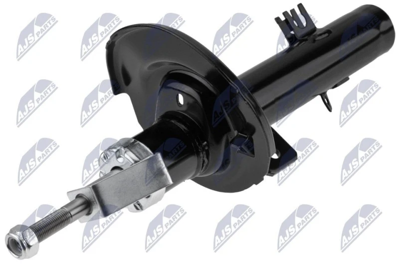 Image of NTY A-CT-070 Shock absorber Front Axle Left, Gas Pressure, Twin-Tube, Suspension Strut, Bottom Clamp Shock Absorber (854)