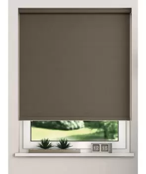 Image of NewEdgeBlinds Blackout Roller Blinds Chocolate 105cm Width x 165cm Length