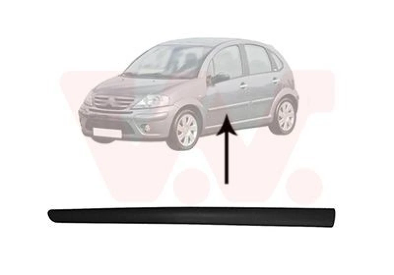 Image of VAN WEZEL Door moulding trim VAN WEZEL 0925403