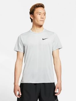 image of Nike Training Hyperdry T-Shirt - Grey, Size L, Men