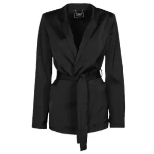 image of Guess DIMITRA BLAZER womens Jacket in Black. Sizes available:S,M,L,XL,XS