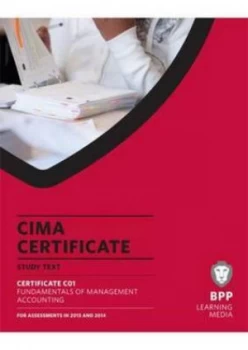 Image of Cima - Fundamentals of Management Accounting by Bpp Learning Media Paperback