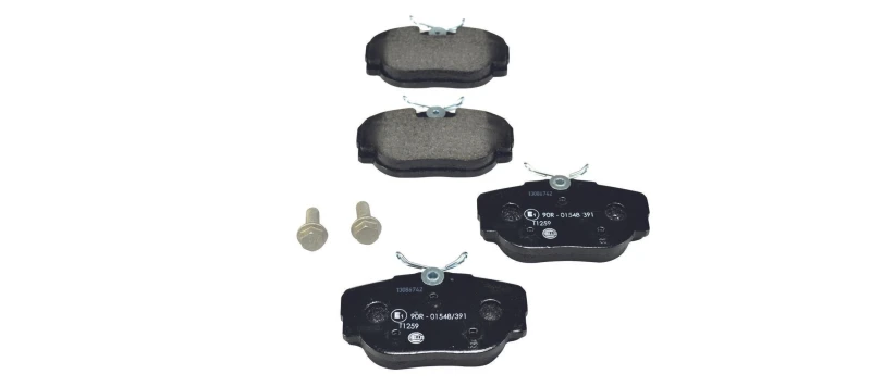 Image of HELLA Brake pad set HELLA 8DB 355 009-541
