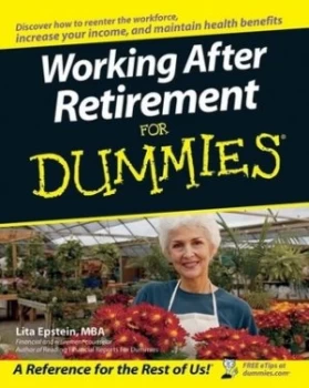 Image of Working After Retirement for Dummies by Lita Epstein Paperback