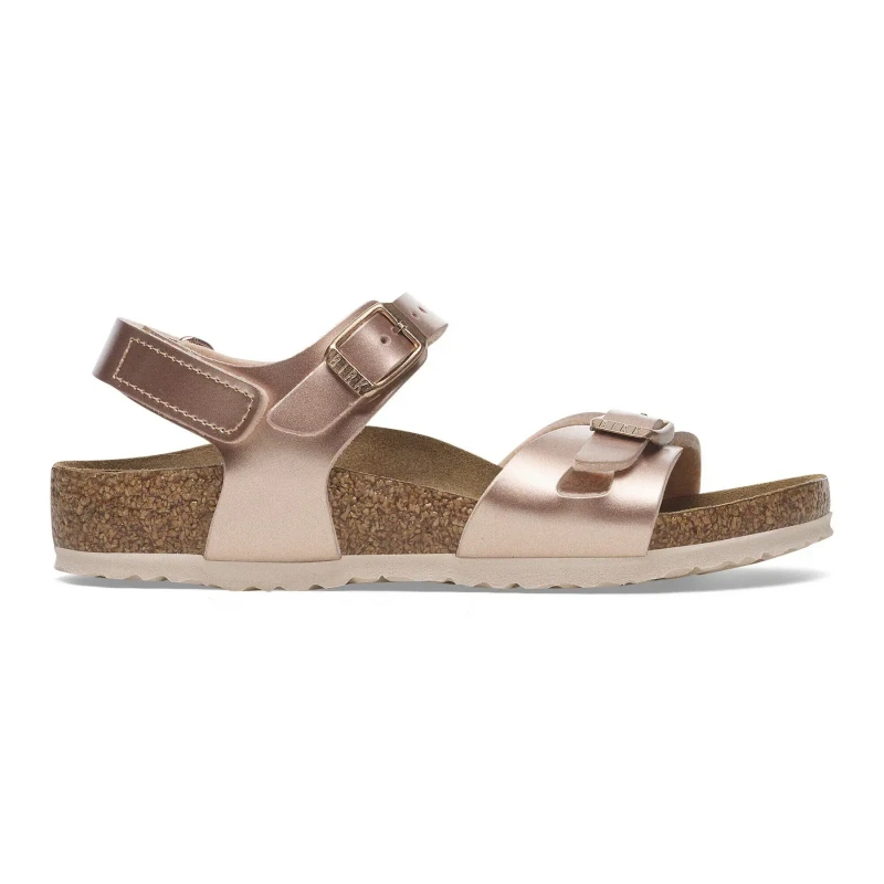 Image of Birkenstock Wedge sandals for girls Birkenstock Rio AS Marron Female 38 1029535