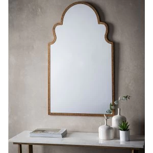 Image of Gallery Algiers Arabic Mirror - Bronze