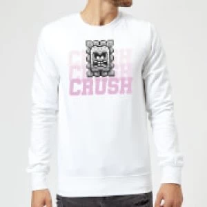 Image of Super Mario CRUSH CRUSH CRUSH Sweatshirt - White - L
